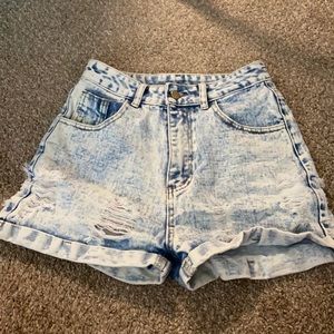 Shein never worn denim shorts.